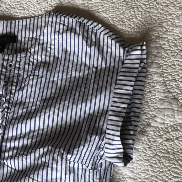 J. Crew Striped Lace Shirtdress - Picture 4 of 5